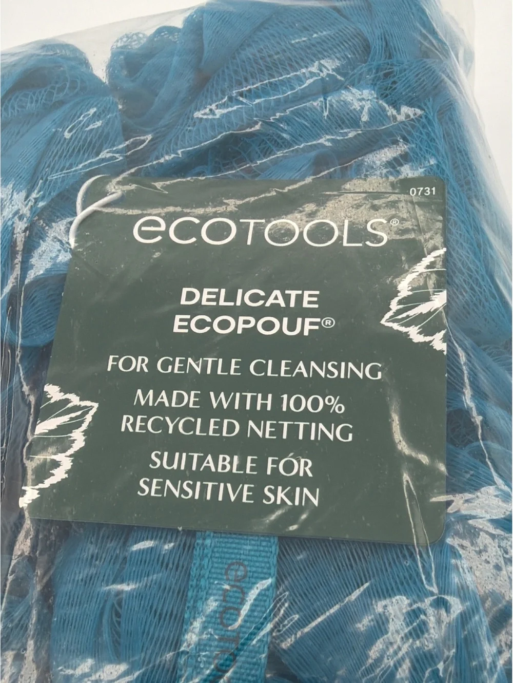 6-pack EcoTools Delicate Ecopouf Seafoam Gentle Cleansing Puff loofah